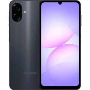 Samsung Galaxy A07 Dual SIM, 128GB, 4GB RAM, 4G LTE - Black
