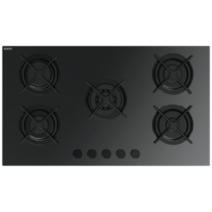 Fresh Built-In Hob Black Glass /HFR90CMGC1