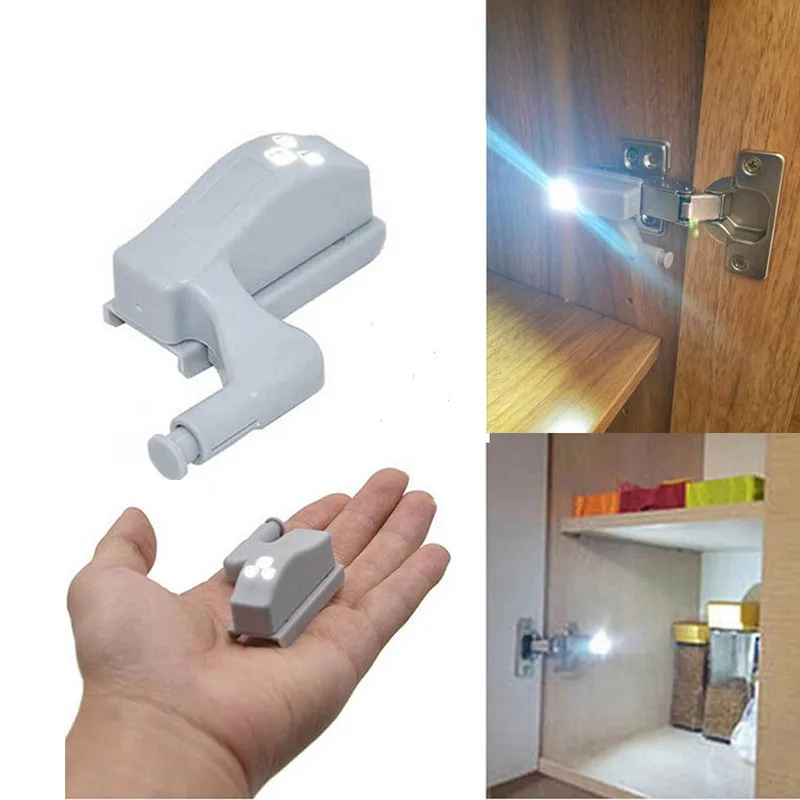 3-Piece Smart Touch LED Lights with Cabinet Sensor, Furniture Accessories for Wardrobe, Home Cabinet and Cabinet Door, Interior Lighting Lamp