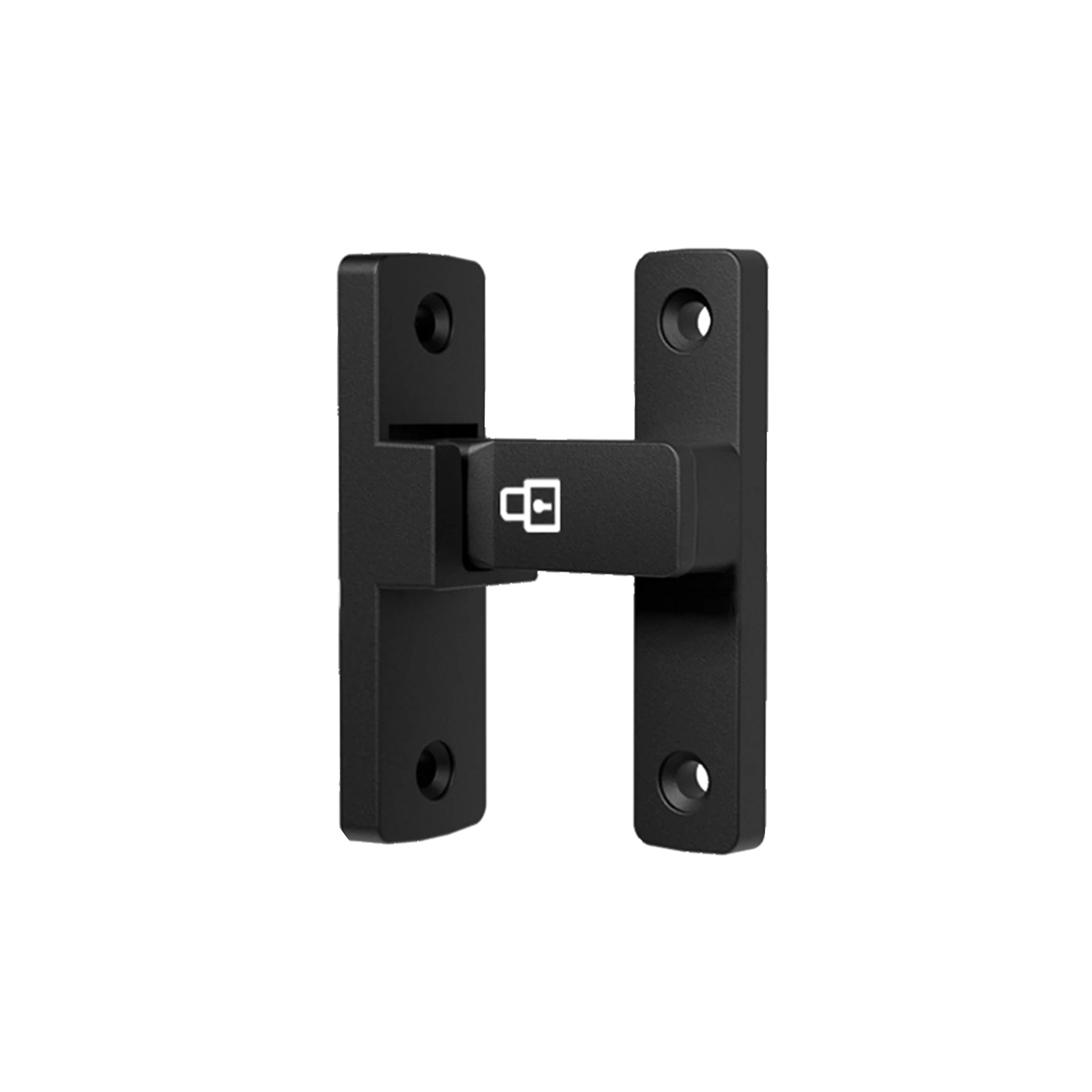 1-Piece Zinc Alloy Door Bolt, Sliding Door Lock, Anti-Theft Door, 90-Degree Bolt Latch, Clip Selection for Furniture, Home, Hotel Security