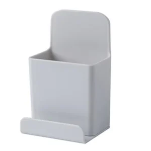 Home Remote Control Holder, Polypropylene Home Supplies, Transparent Wall-Mounted TV Hook Organizer, 5.9x5.2x9.6cm, Accessories