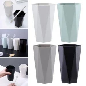 Nordic Plastic Cups 300ml, Toothbrush Holder, Wash and Drink Cup, Home Bathroom, Tooth Cup 10.8x5.8cm, Personal Care Part