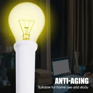Plastic E27 Lamp Holder, E27 Lamp Base, E27 Socket Extension, E27 to E27 Adapter 220V for Home and Office Use