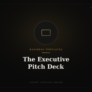 The Executive Pitch Deck