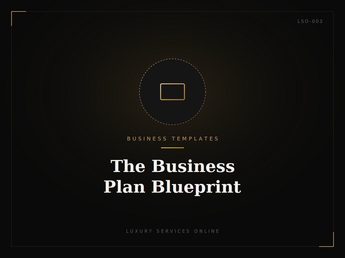 The Business Plan Blueprint