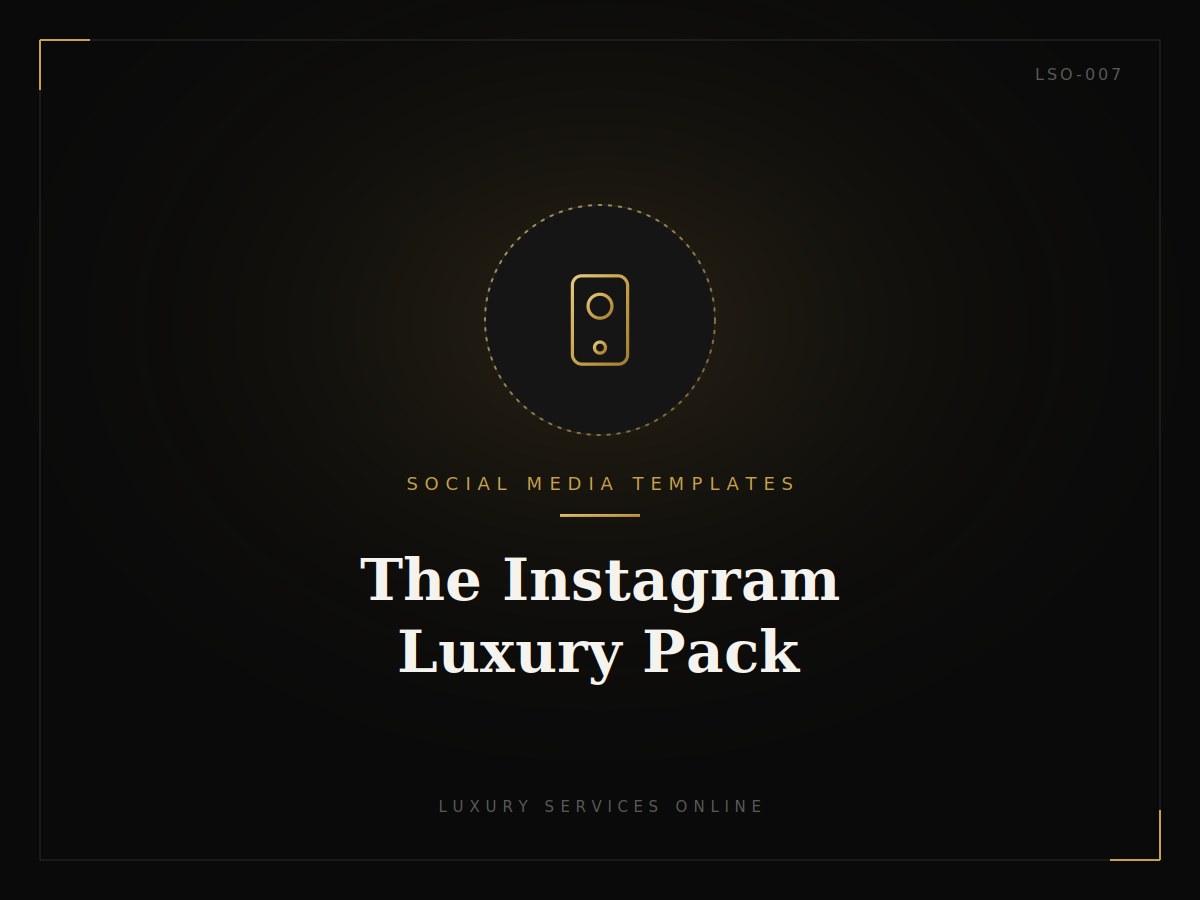 The Instagram Luxury Pack