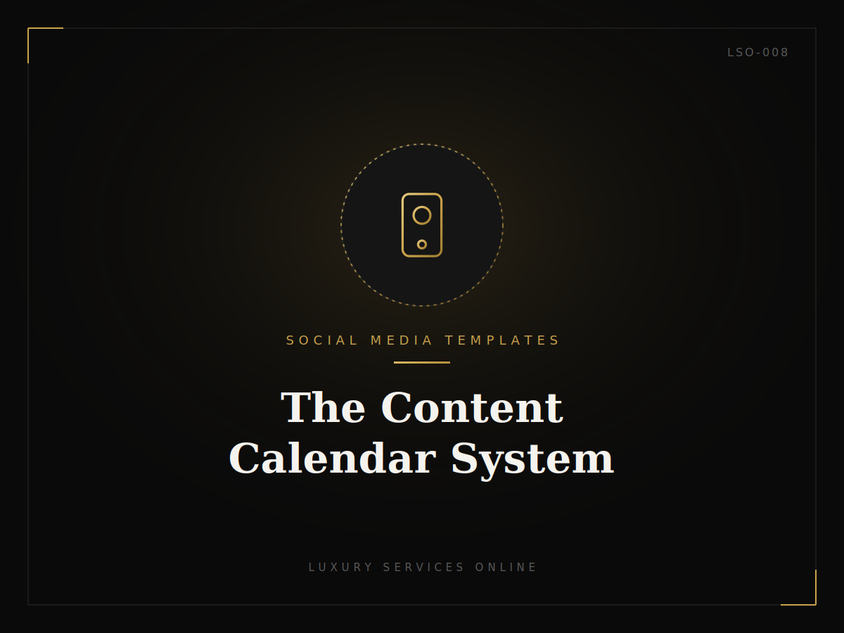 The Content Calendar System