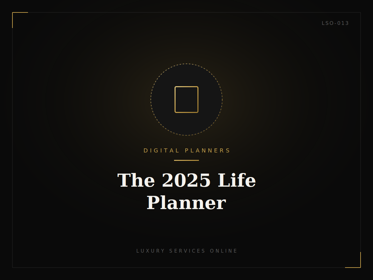 The 2025 Life Planner