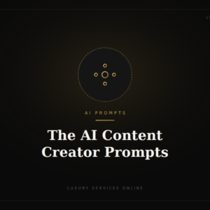 The AI Content Creator Prompts