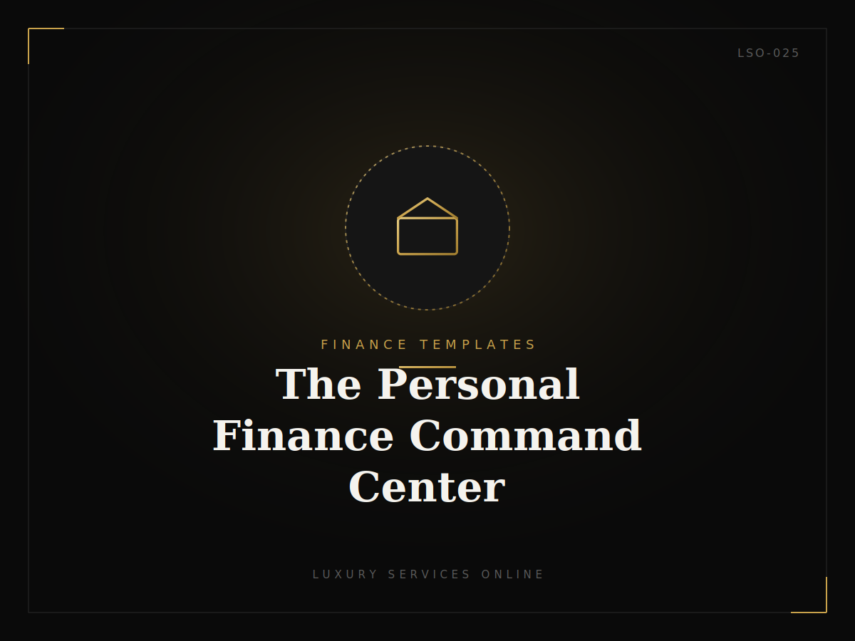 The Personal Finance Command Center