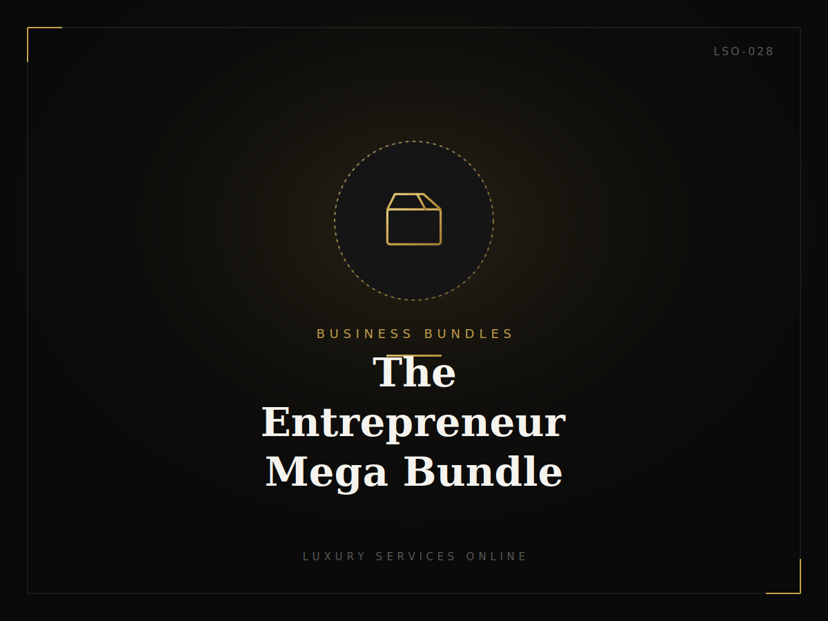 The Entrepreneur Mega Bundle