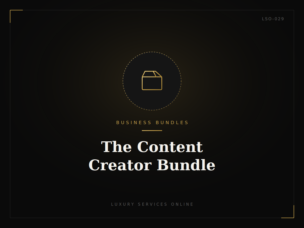 The Content Creator Bundle